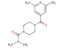 4-(2,6-dimethylisonicotinoyl)-N,N-dimethylpiperazine-1-carboxamide