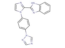 2-{1-[4-(1H-1,2,4-triazol-1-yl)phenyl]-1H-imidazol-2-yl}-1H-benzimidazole