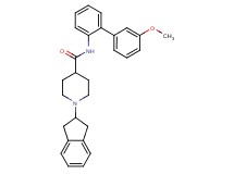 1-(2,3-dihydro-1H-inden-2-yl)-N-(3'-methoxy-2-biphenylyl)-4-piperidinecarboxamide