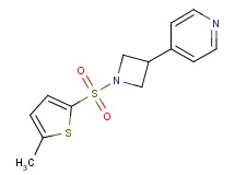 4-{1-[(5-methyl-2-thienyl)sulfonyl]-3-azetidinyl}pyridine