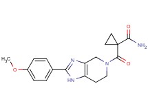 1-{[2-(4-methoxyphenyl)-1,4,6,7-tetrahydro-5H-imidazo[4,5-c]pyridin-5-yl]carbonyl}cyclopropanecarboxamide