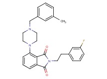 2-[2-(3-fluorophenyl)ethyl]-4-[4-(3-methylbenzyl)-1-piperazinyl]-1H-isoindole-1,3(2H)-dione
