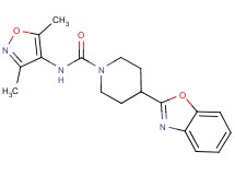 4-(1,3-benzoxazol-2-yl)-N-(3,5-dimethylisoxazol-4-yl)piperidine-1-carboxamide