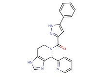 5-[(5-phenyl-1H-pyrazol-3-yl)carbonyl]-4-pyridin-2-yl-4,5,6,7-tetrahydro-1H-imidazo[4,5-c]pyridine