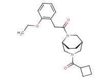 (1S*,5R*)-3-(cyclobutylcarbonyl)-6-[(2-ethoxyphenyl)acetyl]-3,6-diazabicyclo[3.2.2]nonane