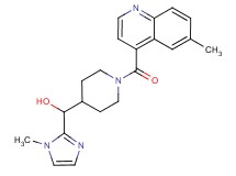 (1-methyl-1H-imidazol-2-yl){1-[(6-methyl-4-quinolinyl)carbonyl]-4-piperidinyl}methanol bis(trifluoroacetate) (salt)