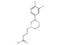 4-[2-(3,4-dichlorophenyl)morpholin-4-yl]butanoic acid