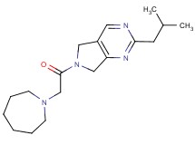 6-(azepan-1-ylacetyl)-2-isobutyl-6,7-dihydro-5H-pyrrolo[3,4-d]pyrimidine