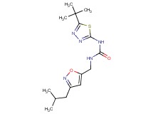 N-(5-tert-butyl-1,3,4-thiadiazol-2-yl)-N'-[(3-isobutylisoxazol-5-yl)methyl]urea
