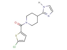 1-[(5-chloro-2-thienyl)carbonyl]-4-(1H-imidazol-2-yl)piperidine