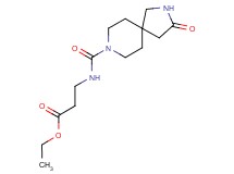 ethyl 3-{[(3-oxo-2,8-diazaspiro[4.5]dec-8-yl)carbonyl]amino}propanoate
