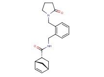 (1R*,2R*,4R*)-N-{2-[(2-oxopyrrolidin-1-yl)methyl]benzyl}bicyclo[2.2.1]hept-5-ene-2-carboxamide