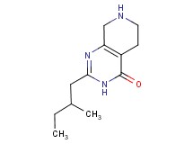 2-(2-methylbutyl)-5,6,7,8-tetrahydropyrido[3,4-d]pyrimidin-4(3H)-one hydrochloride