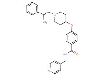 4-{[1-(2-phenylpropyl)-4-piperidinyl]oxy}-N-(4-pyridinylmethyl)benzamide