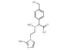 [4-(hydroxymethyl)phenyl]{methyl[2-(2-methyl-1H-imidazol-1-yl)ethyl]amino}acetic acid