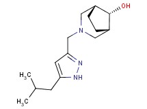(8-syn)-3-[(5-isobutyl-1H-pyrazol-3-yl)methyl]-3-azabicyclo[3.2.1]octan-8-ol