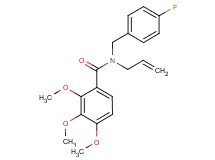 N-allyl-N-(4-fluorobenzyl)-2,3,4-trimethoxybenzamide