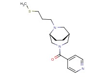 (1R*,5R*)-3-isonicotinoyl-6-[3-(methylthio)propyl]-3,6-diazabicyclo[3.2.2]nonane