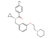 N-cyclopropyl-4-methyl-N-{3-[2-(1-piperidinyl)ethoxy]benzyl}benzamide