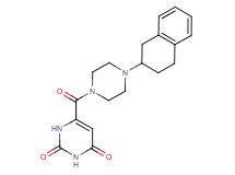6-{[4-(1,2,3,4-tetrahydro-2-naphthalenyl)-1-piperazinyl]carbonyl}-2,4(1H,3H)-pyrimidinedione