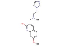 3-{[[2-(1H-imidazol-1-yl)ethyl](methyl)amino]methyl}-7-methoxy-2-quinolinol