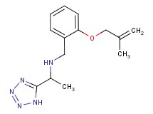 N-{2-[(2-methylprop-2-en-1-yl)oxy]benzyl}-1-(1H-tetrazol-5-yl)ethanamine