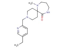 3-[(5-ethylpyridin-2-yl)methyl]-7-methyl-3,7,11-triazaspiro[5.6]dodecan-12-one