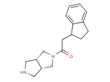 (3aR*,6aS*)-2-(2,3-dihydro-1H-inden-1-ylacetyl)octahydropyrrolo[3,4-c]pyrrole