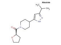 4-(3-isopropyl-1H-pyrazol-5-yl)-1-[(2R)-tetrahydrofuran-2-ylcarbonyl]piperidine