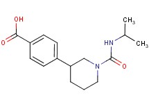 4-{1-[(isopropylamino)carbonyl]piperidin-3-yl}benzoic acid