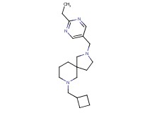 7-(cyclobutylmethyl)-2-[(2-ethyl-5-pyrimidinyl)methyl]-2,7-diazaspiro[4.5]decane