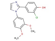 2-chloro-4-[1-(3,4-dimethoxyphenyl)-1H-imidazol-2-yl]phenol