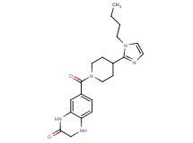 7-{[4-(1-butyl-1H-imidazol-2-yl)piperidin-1-yl]carbonyl}-3,4-dihydroquinoxalin-2(1H)-one