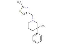 3-methyl-1-[(2-methyl-1,3-thiazol-4-yl)methyl]-3-phenylpiperidine