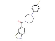 6-{[4-(4-fluorophenyl)-1,4-diazepan-1-yl]carbonyl}-1,3-benzothiazole