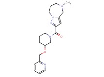 5-methyl-2-{[3-(pyridin-2-ylmethoxy)piperidin-1-yl]carbonyl}-5,6,7,8-tetrahydro-4H-pyrazolo[1,5-a][1,4]diazepine