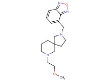 2-(2,1,3-benzoxadiazol-4-ylmethyl)-7-(2-methoxyethyl)-2,7-diazaspiro[4.5]decane