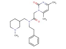 2-(4,6-dimethyl-2-oxopyrimidin-1(2H)-yl)-N-[(1-methylpiperidin-3-yl)methyl]-N-(2-phenylethyl)acetamide
