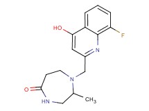 1-[(8-fluoro-4-hydroxyquinolin-2-yl)methyl]-2-methyl-1,4-diazepan-5-one