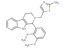 1-(2,3-dimethoxyphenyl)-2-[(2-methyl-1,3-thiazol-5-yl)methyl]-2,3,4,9-tetrahydro-1H-beta-carboline