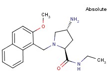 (2S,4R)-4-amino-N-ethyl-1-[(2-methoxy-1-naphthyl)methyl]pyrrolidine-2-carboxamide