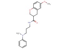6-methoxy-N-{3-[methyl(phenyl)amino]propyl}-3-chromanecarboxamide