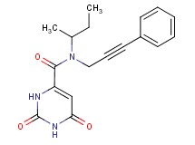 N-(sec-butyl)-2,6-dioxo-N-(3-phenylprop-2-yn-1-yl)-1,2,3,6-tetrahydropyrimidine-4-carboxamide