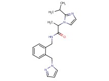 2-(2-isopropyl-1H-imidazol-1-yl)-N-[2-(1H-pyrazol-1-ylmethyl)benzyl]propanamide