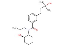 N-[(1R*,2R*)-2-hydroxycyclohexyl]-3-(3-hydroxy-3-methylbutyl)-N-propylbenzamide