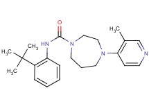 N-(2-tert-butylphenyl)-4-(3-methylpyridin-4-yl)-1,4-diazepane-1-carboxamide