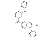 1-[(2-methyl-1-phenyl-1H-benzimidazol-5-yl)carbonyl]-N-phenyl-3-piperidinamine