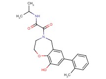 2-[9-hydroxy-7-(2-methylphenyl)-2,3-dihydro-1,4-benzoxazepin-4(5H)-yl]-N-isopropyl-2-oxoacetamide