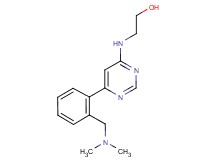 2-[(6-{2-[(dimethylamino)methyl]phenyl}pyrimidin-4-yl)amino]ethanol