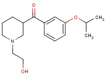 [1-(2-hydroxyethyl)-3-piperidinyl](3-isopropoxyphenyl)methanone